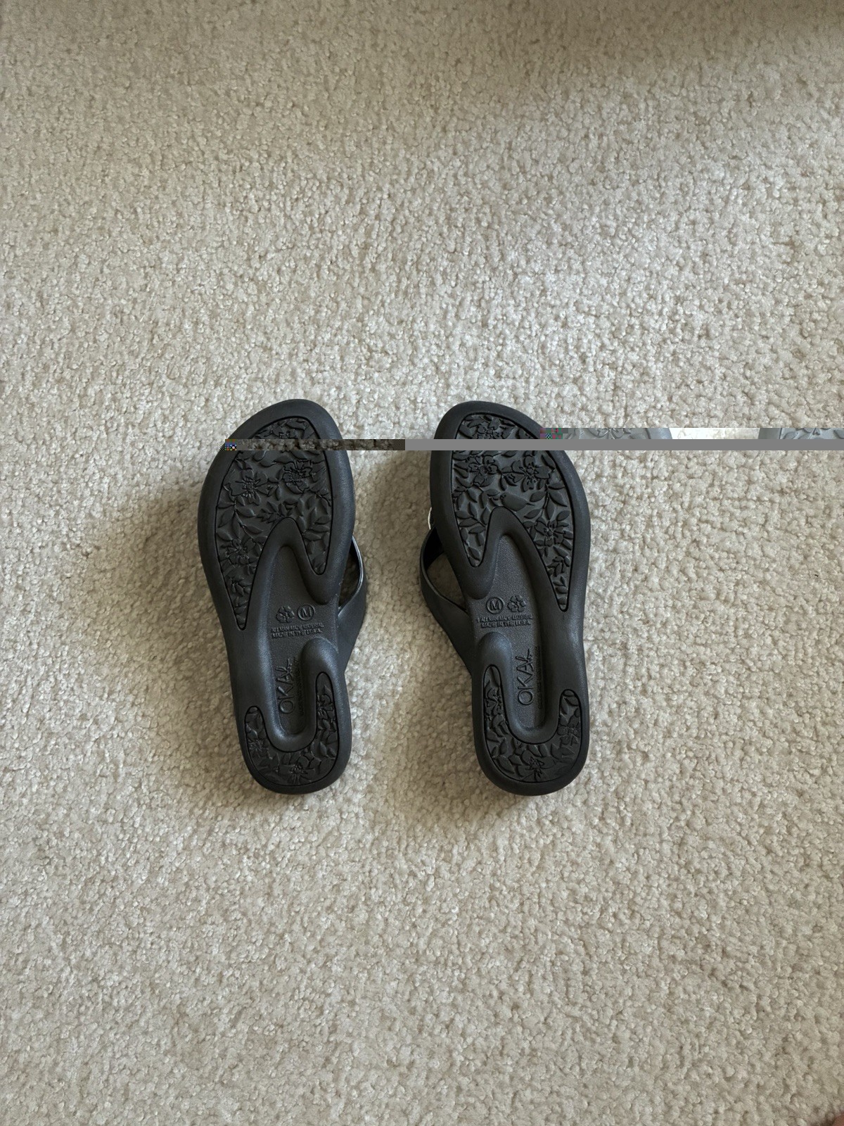 Oka B Women’s Flip Flop Sandals Size M 7 (preowned)