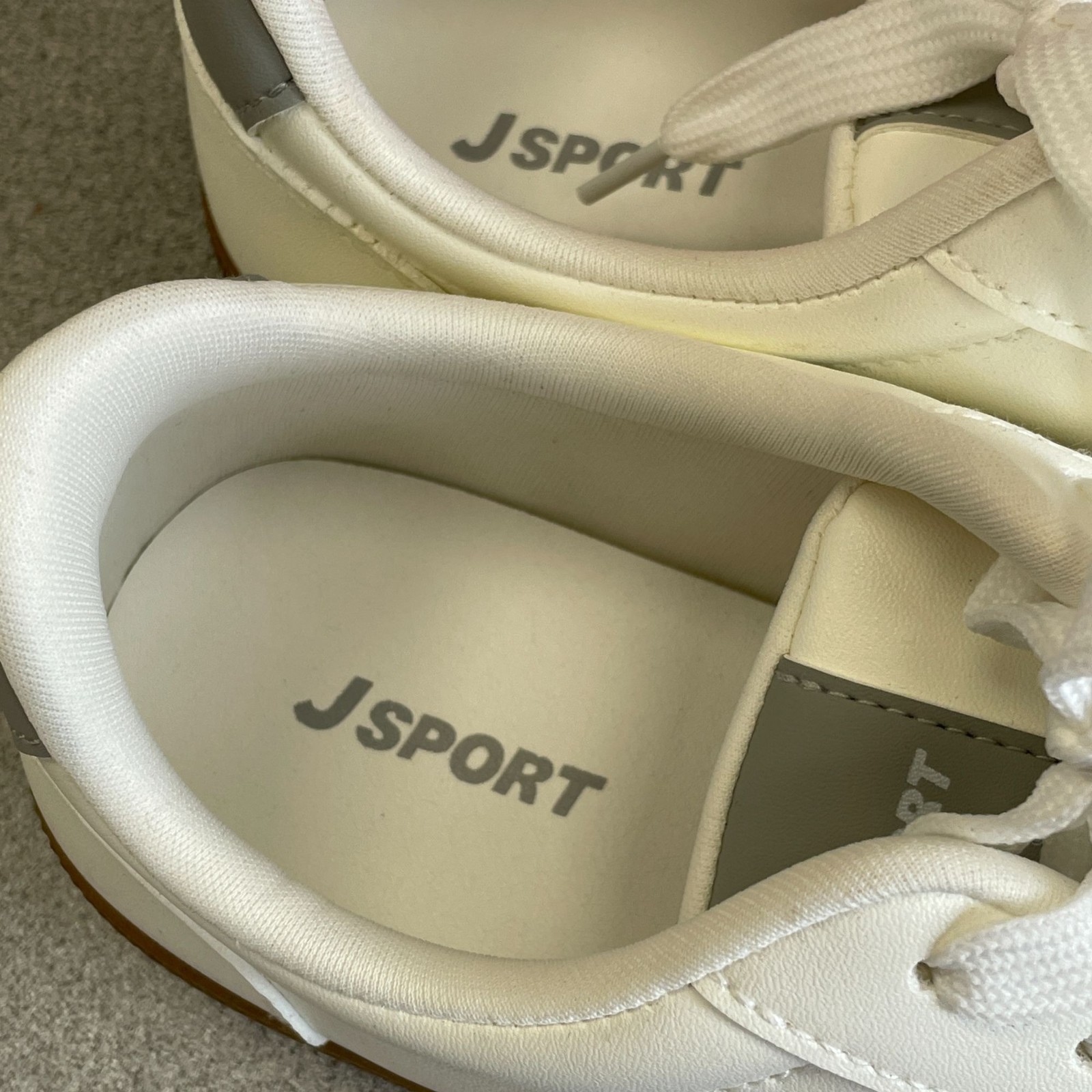 NEW J Sport Cecily Women’s US 8.5 Sneakers White & Grey