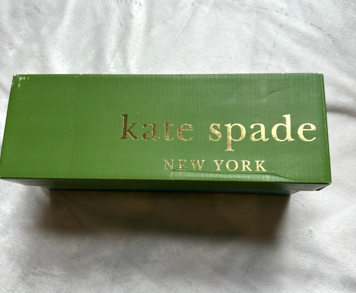 Kate Spade NOVA Sandals Flip Flop Fairytale Red Matte Floral Print NIB 11 41
