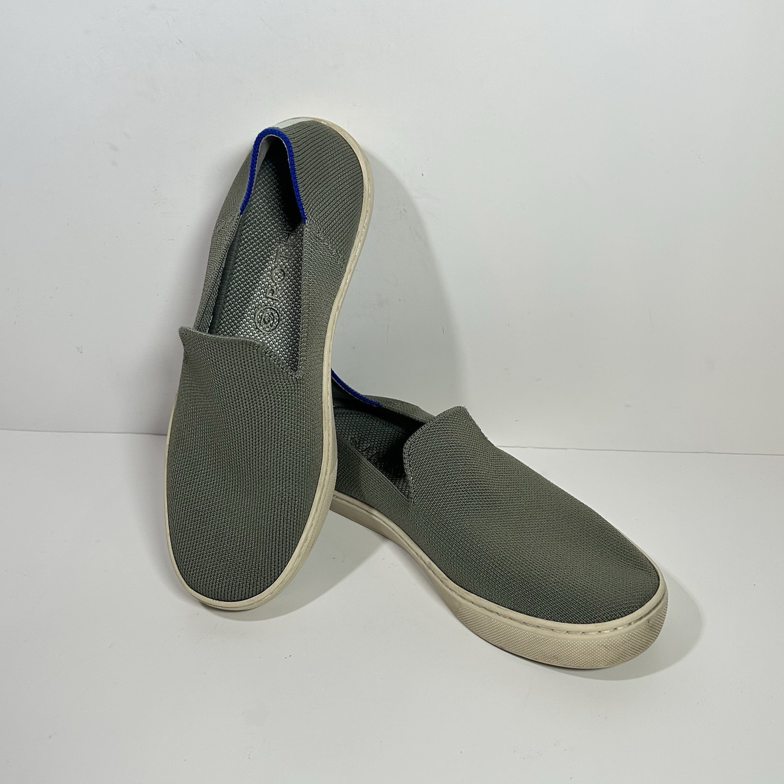 Rothy’s The Original Slip-On Sneaker Womens 6.5 Gray Casual Eco Friendly Shoes