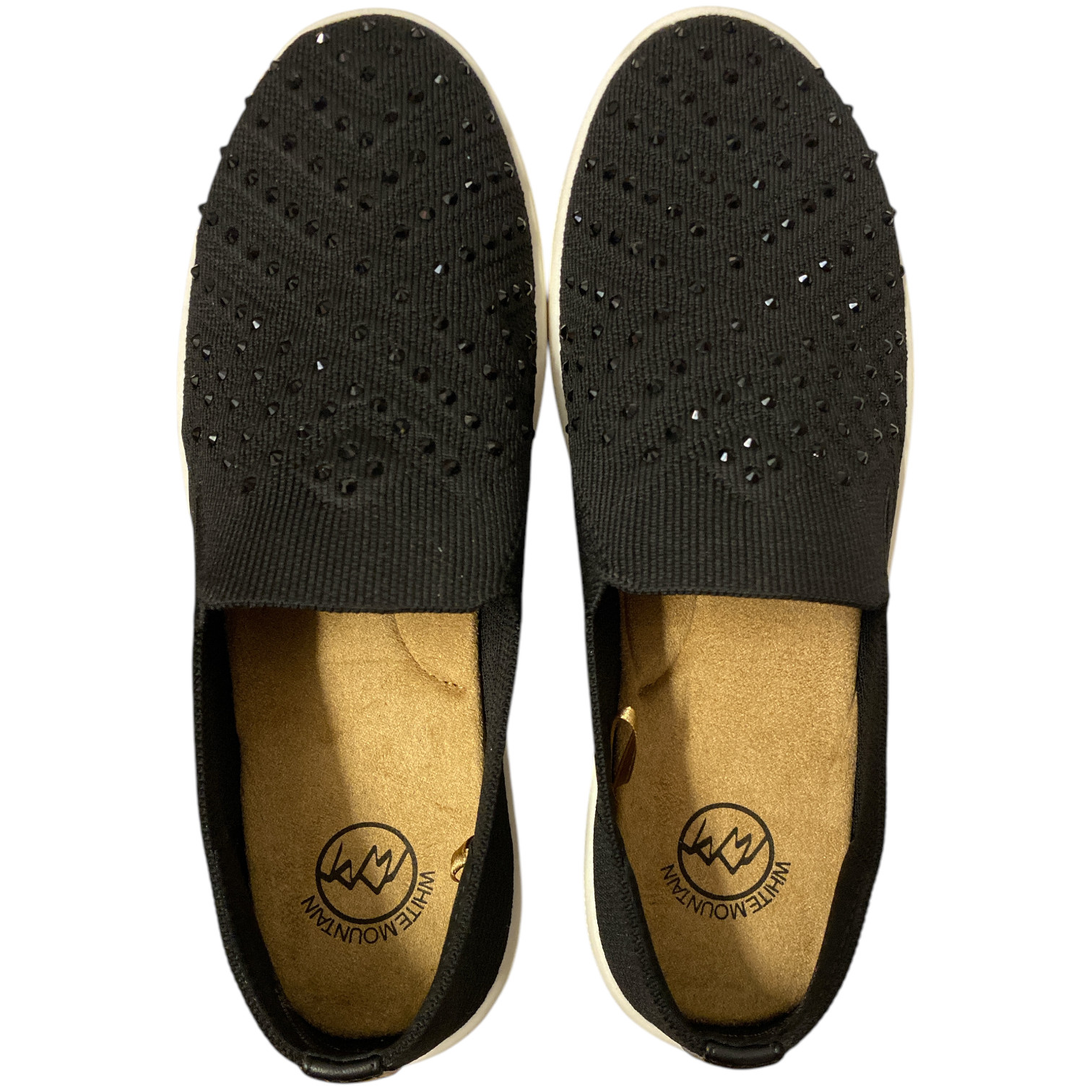 White Mountain Women’s Slip-On Stretch Bling Sneaker