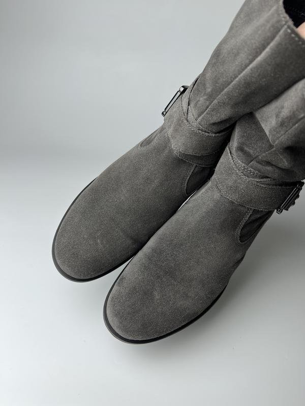 Women Gabor boots grey suede 38 #7TKO
