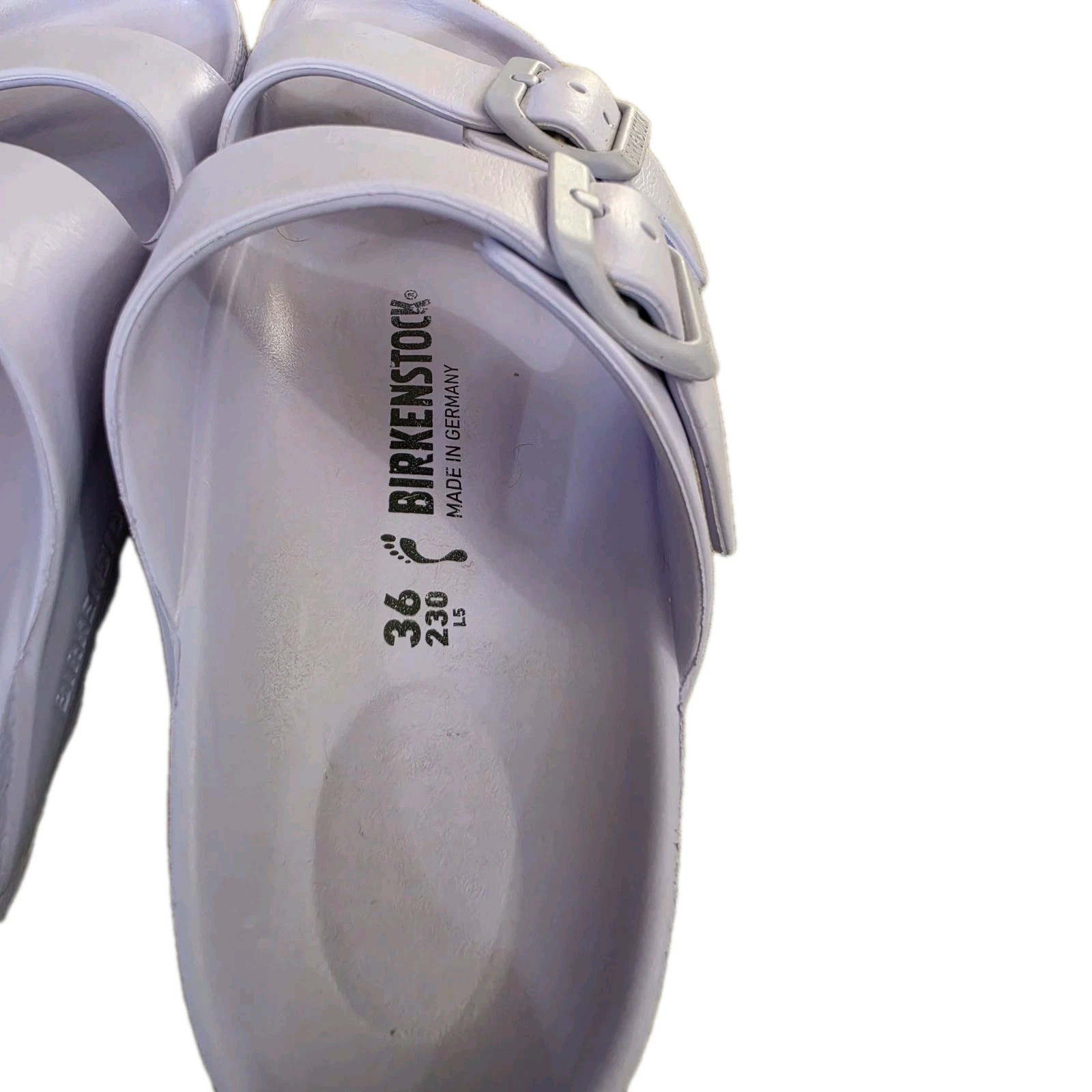 Birkenstock New with Box Arizona Purple Fog EVA Narrow Width Size:36
