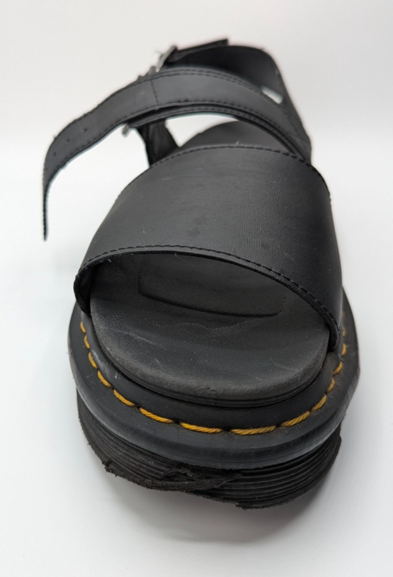 Dr. Martens SoftWair Voss Leather Black Sandals Women’s Size US 9