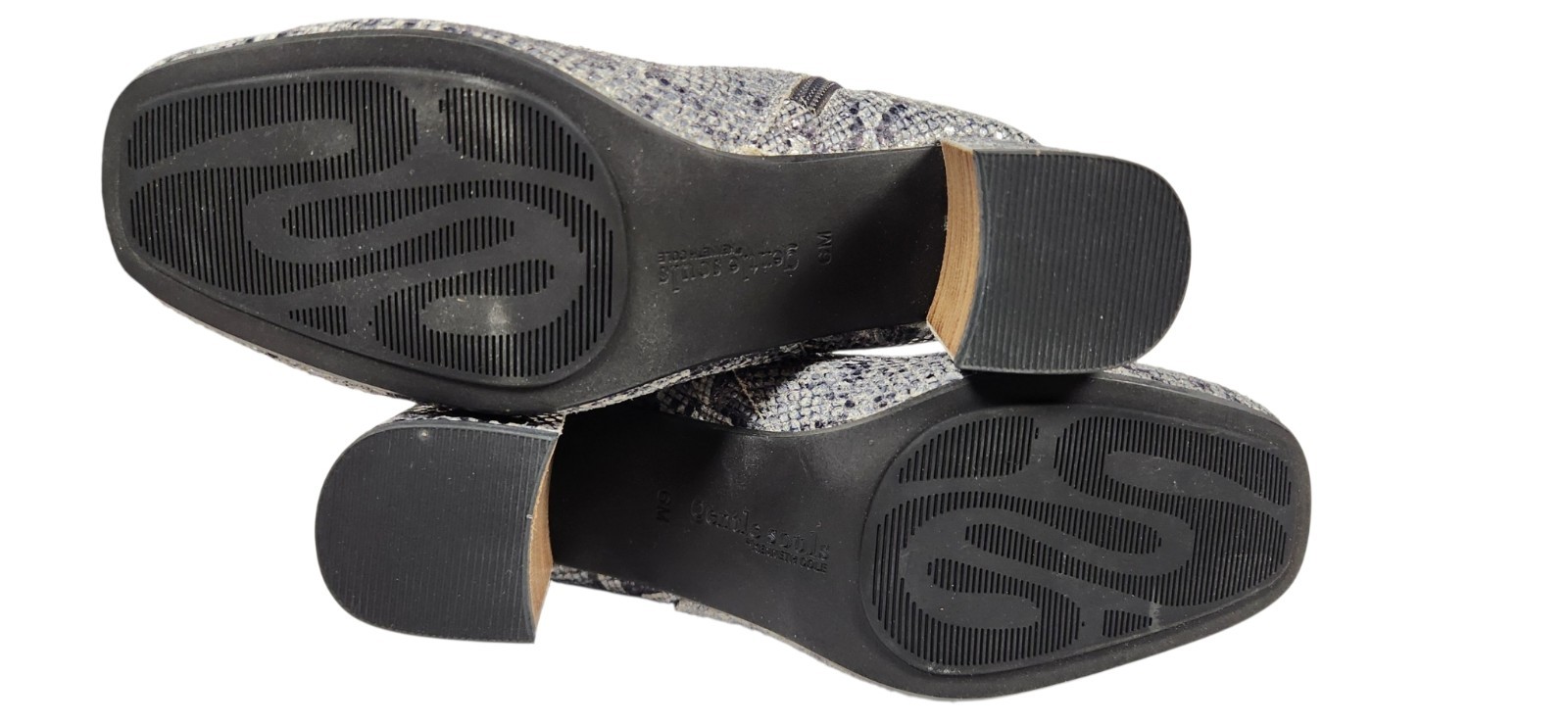 GOLO Wynne Women’s 6M Snake Print Leather Ankle Boots Block Heel New In Box
