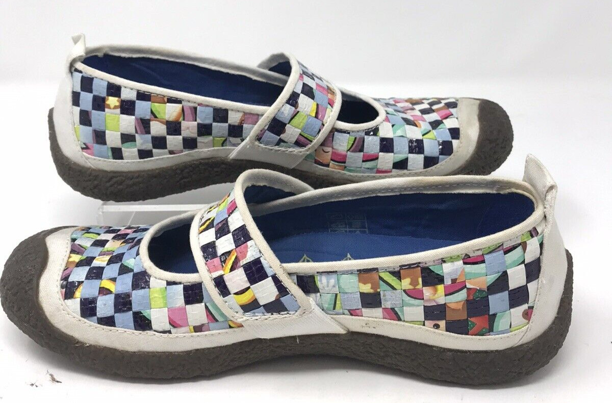 Keen Harvest Woven Rice Bag Mary Jane slip on Limited Edition Woman’s Size 7.5