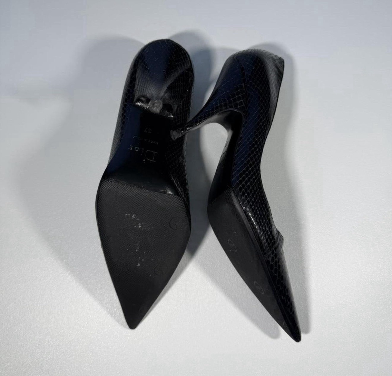 Vintage Dior Snakeskin Pumps