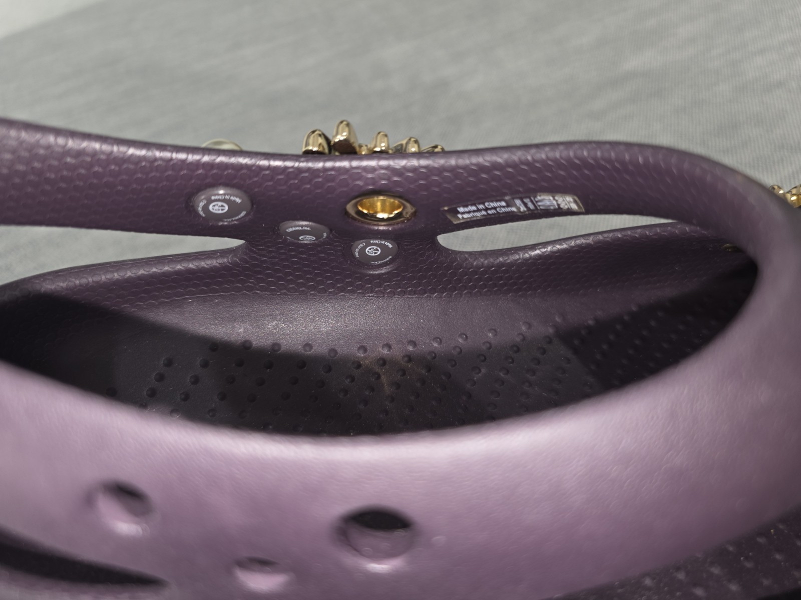 Crocs Phaedra Embelished Purple Platform Shoe Women Size 10