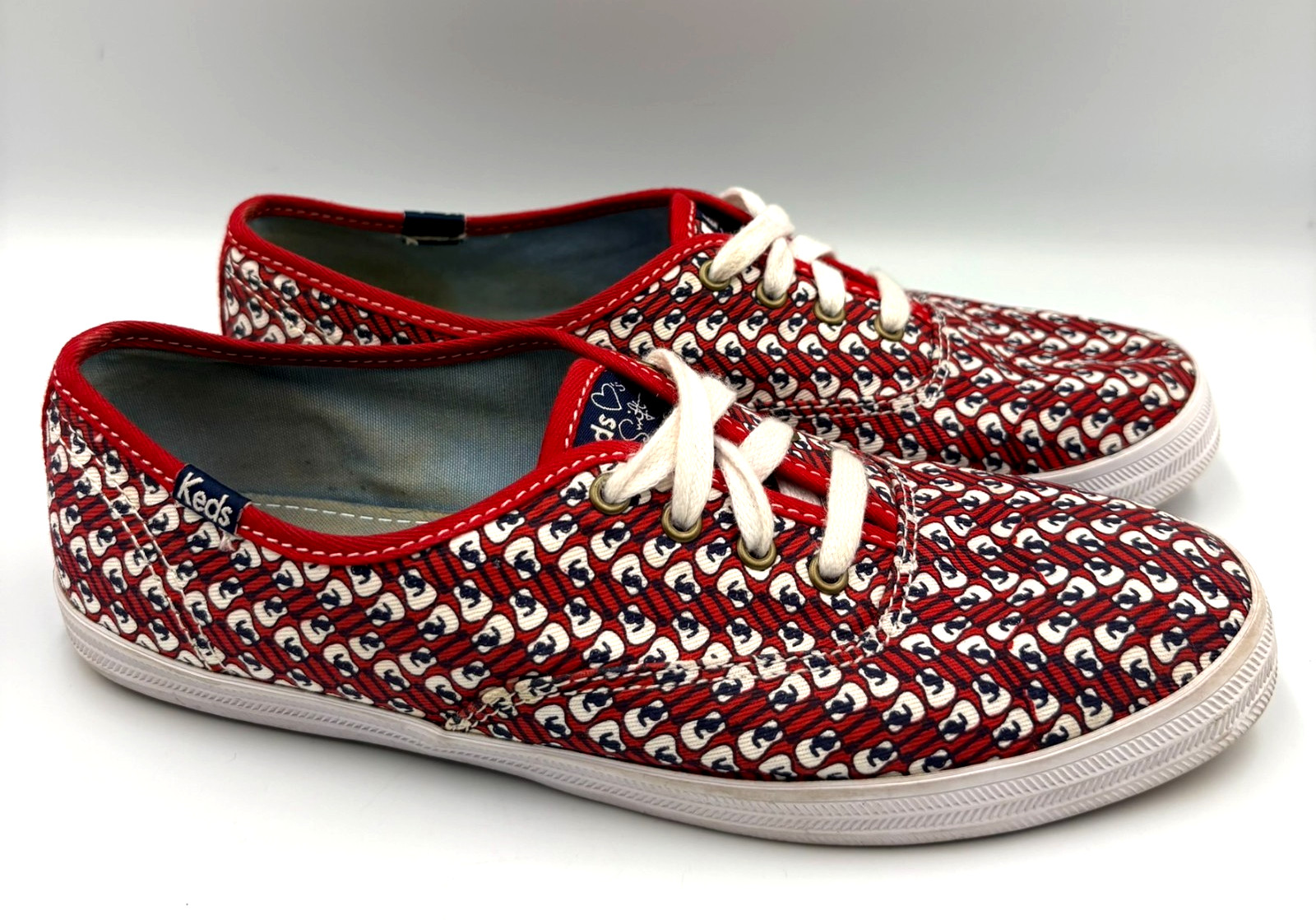 Keds Taylor Swift Red Guitar Print Sneakers Women’s 6.5