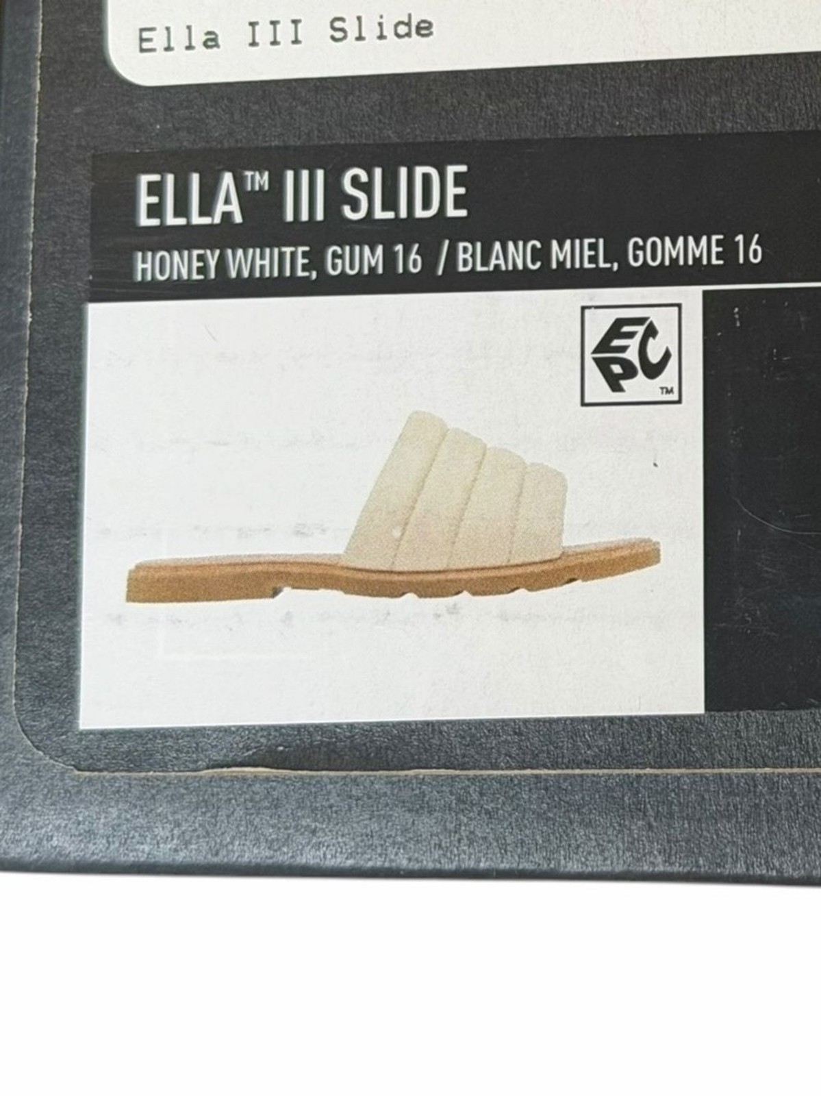 Sorel Quilted Padded Ella IIU Slide Mules in Honey White, Gum 16- Women’s 8.5