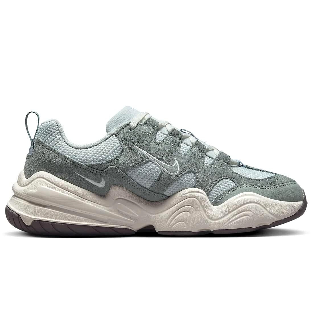 Nike Tech Hera (Womens Size 10.5) Shoes DR9761 001 Light Silver/Mica Green-Sail