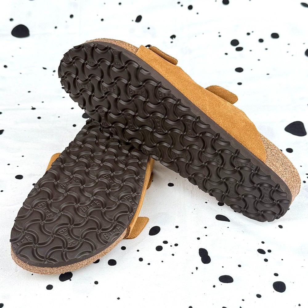 Birkenstock Arizona Narrow/Wide Mink Suede Leather Unisex Sandals 37-45