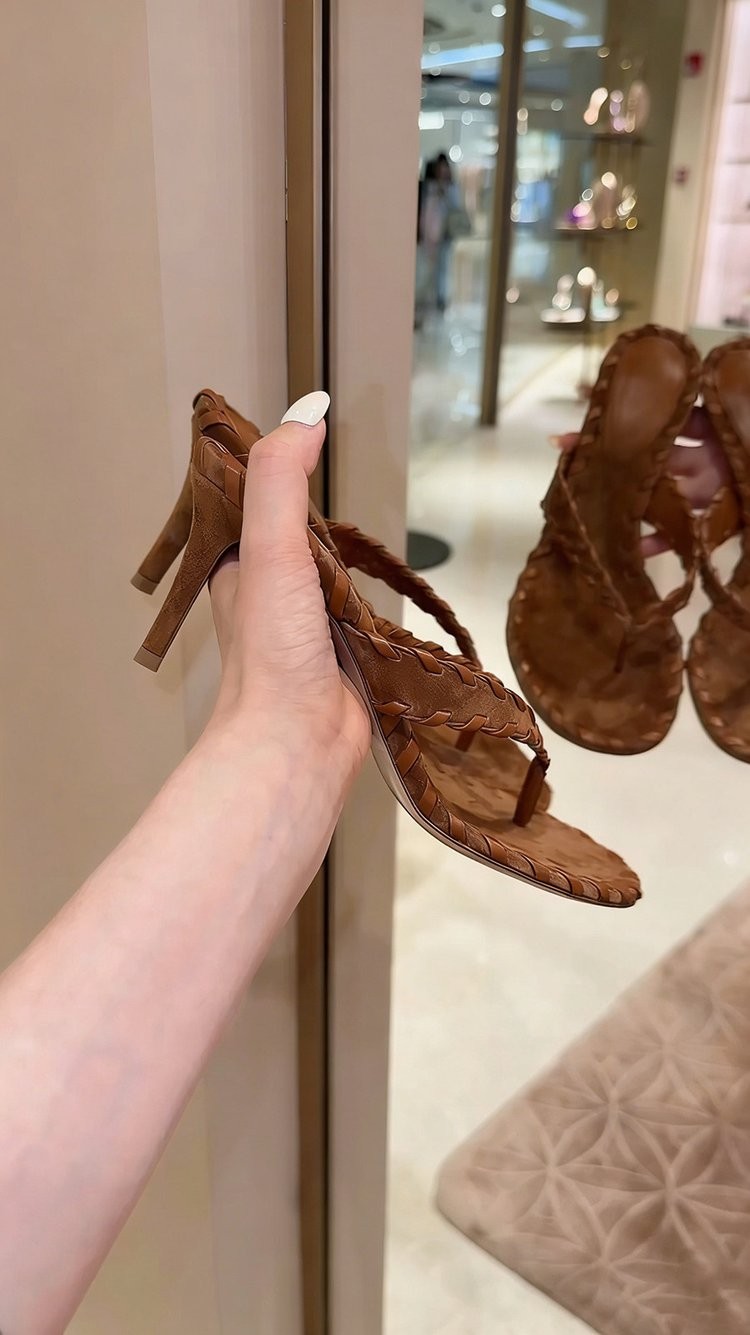 French Woven Flip Flops With Toe Clips, Women’s Summer New Style Retro Casual Hi