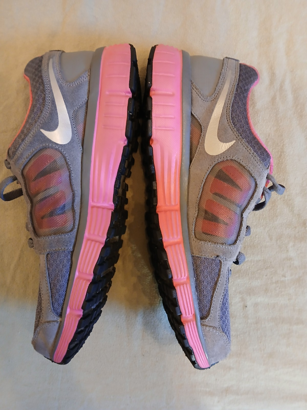 Nike, Dual Fusion ST 2, Size 12 (W/US), Grey Pink, Excellent Condition