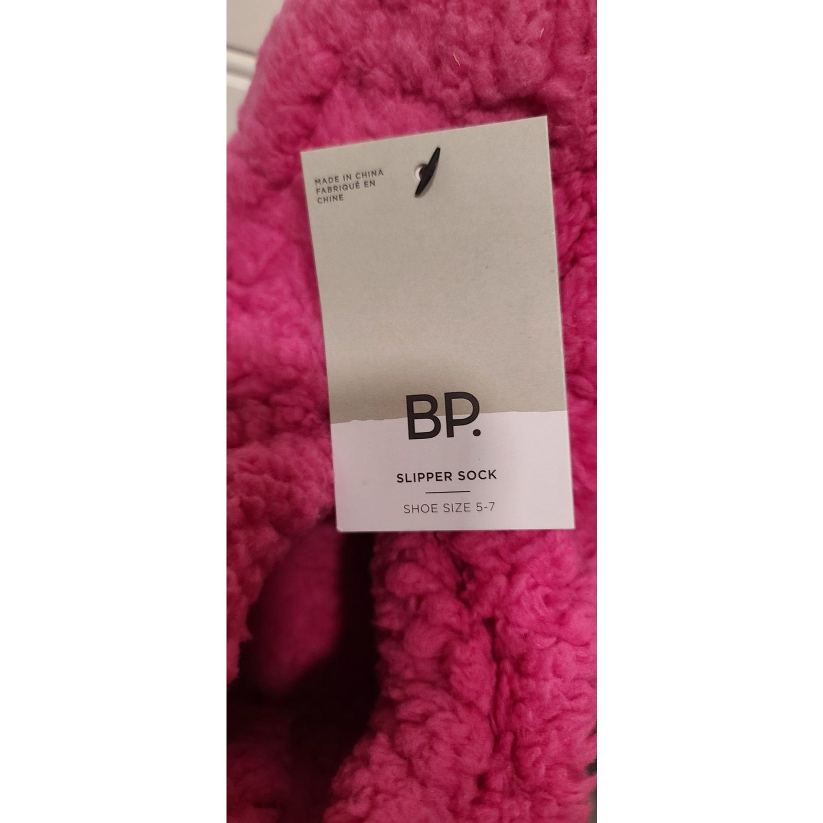 Nordstrom BP Womens Pink Berry Shearling Pull On Boots Slippers Size S/M 5-7 NWT