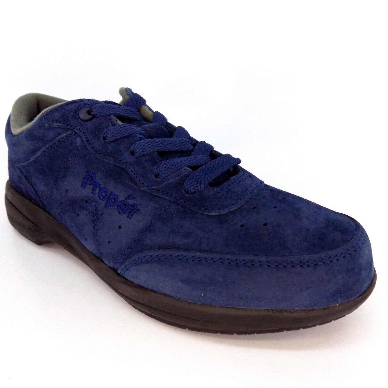 Propet Washable Walker Womens Comfort Shoes Size 5.0 BM, Indigo Suede, NEW 5976
