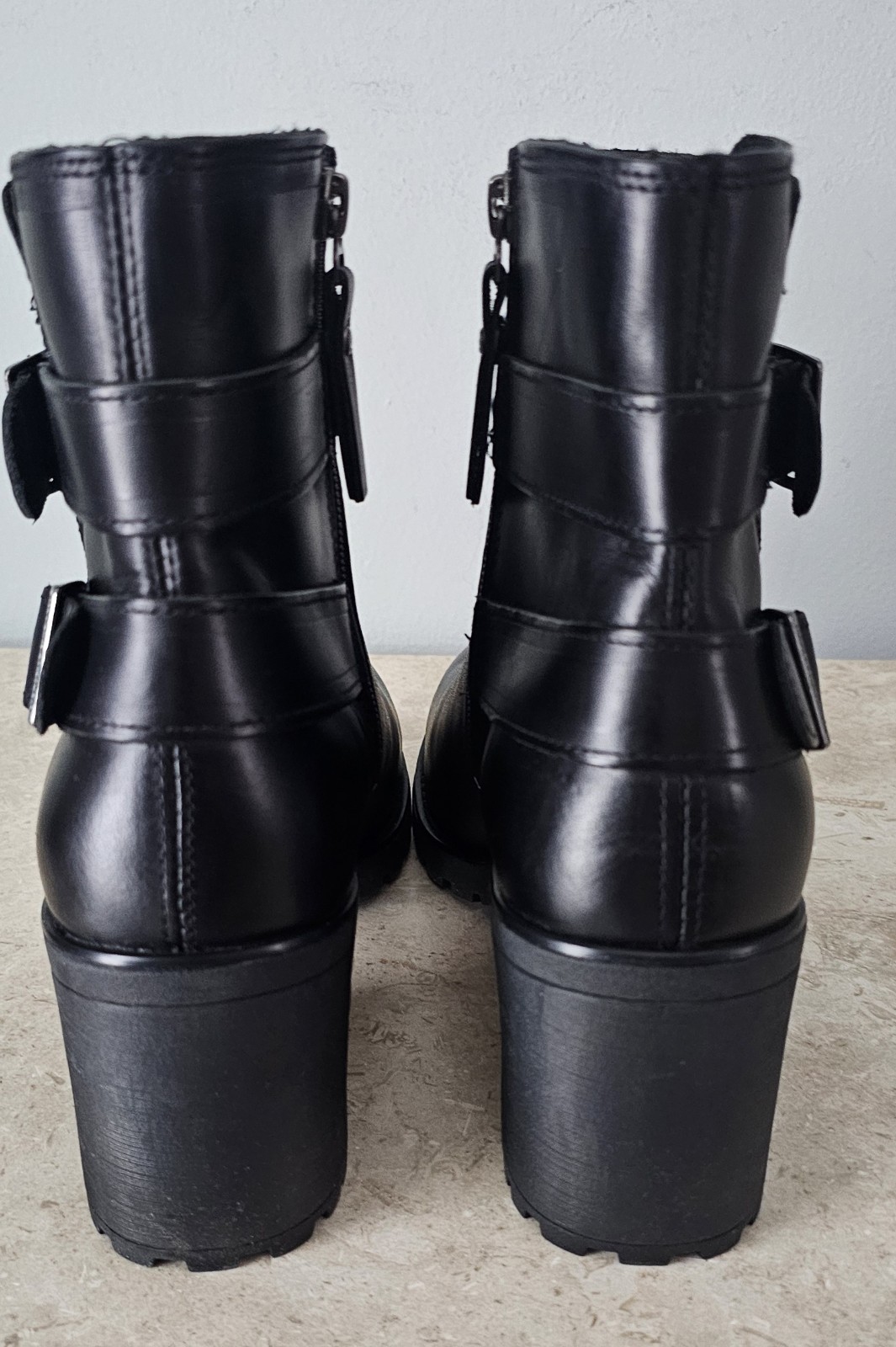 Harley-Davidson Boots Womens 9.5 Black Lalanne Harness D84711 Leather Motorcycle