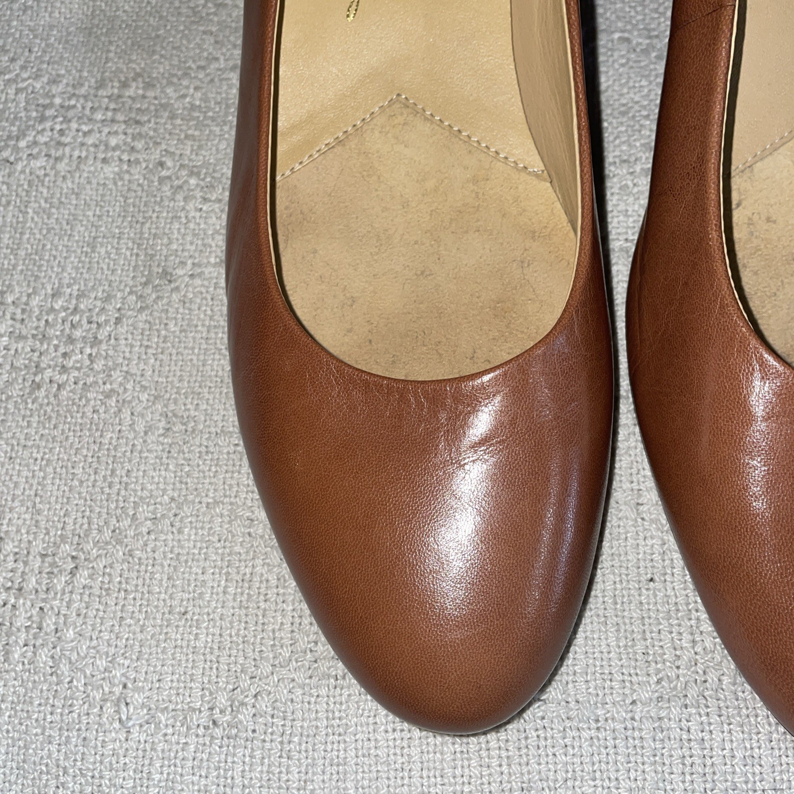 Trotters Women’s Dress Pumps Size 12 M Brown Leather Business Formal
