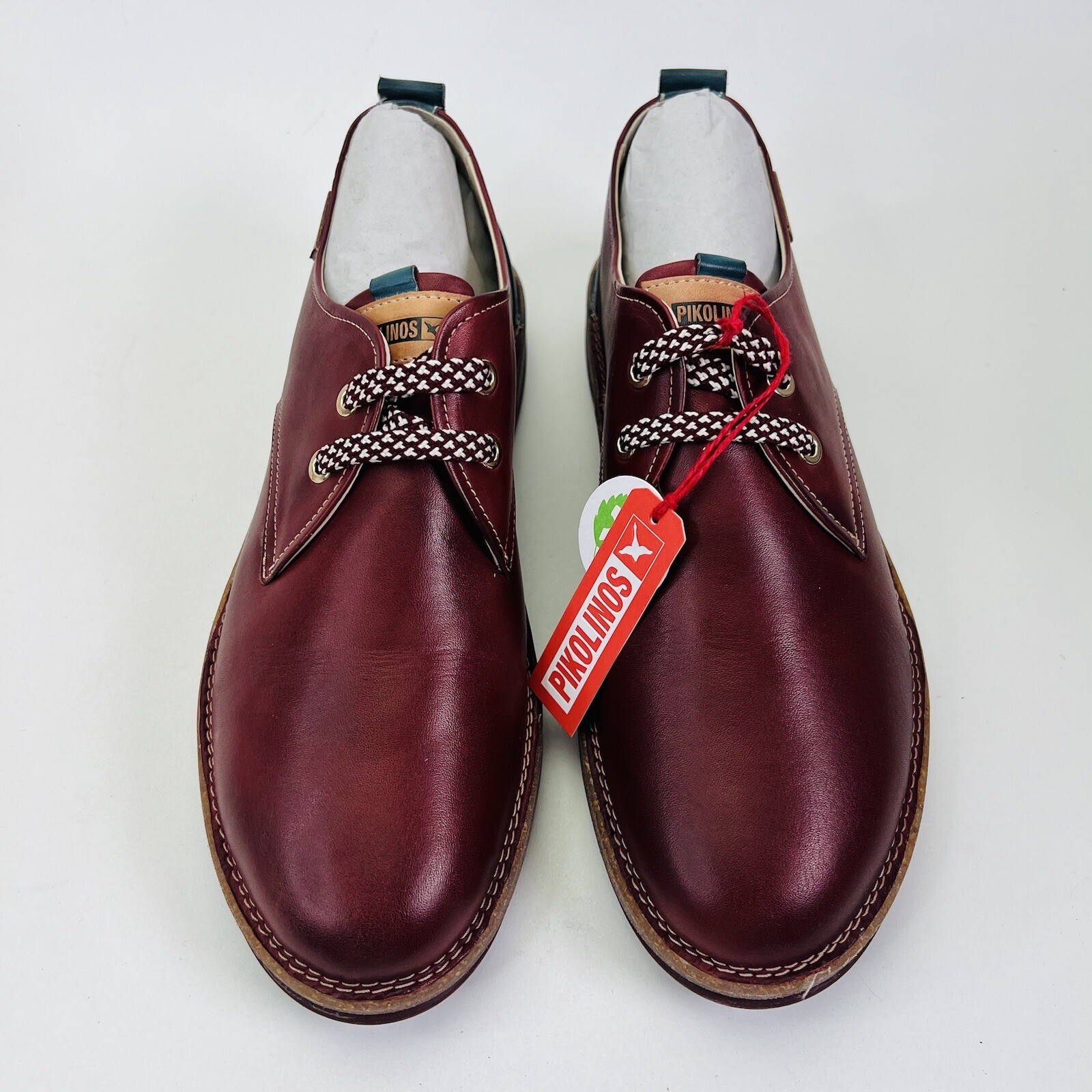 Pikolinos Baza Casual Lace-Up Arcilla Burgundy EU41 US10-10.5