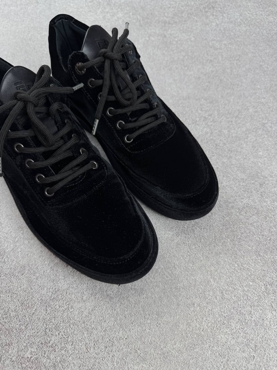 Filling Pieces Low Eva Velvet Black Sneakers Size 38 Duties Paid (USA)