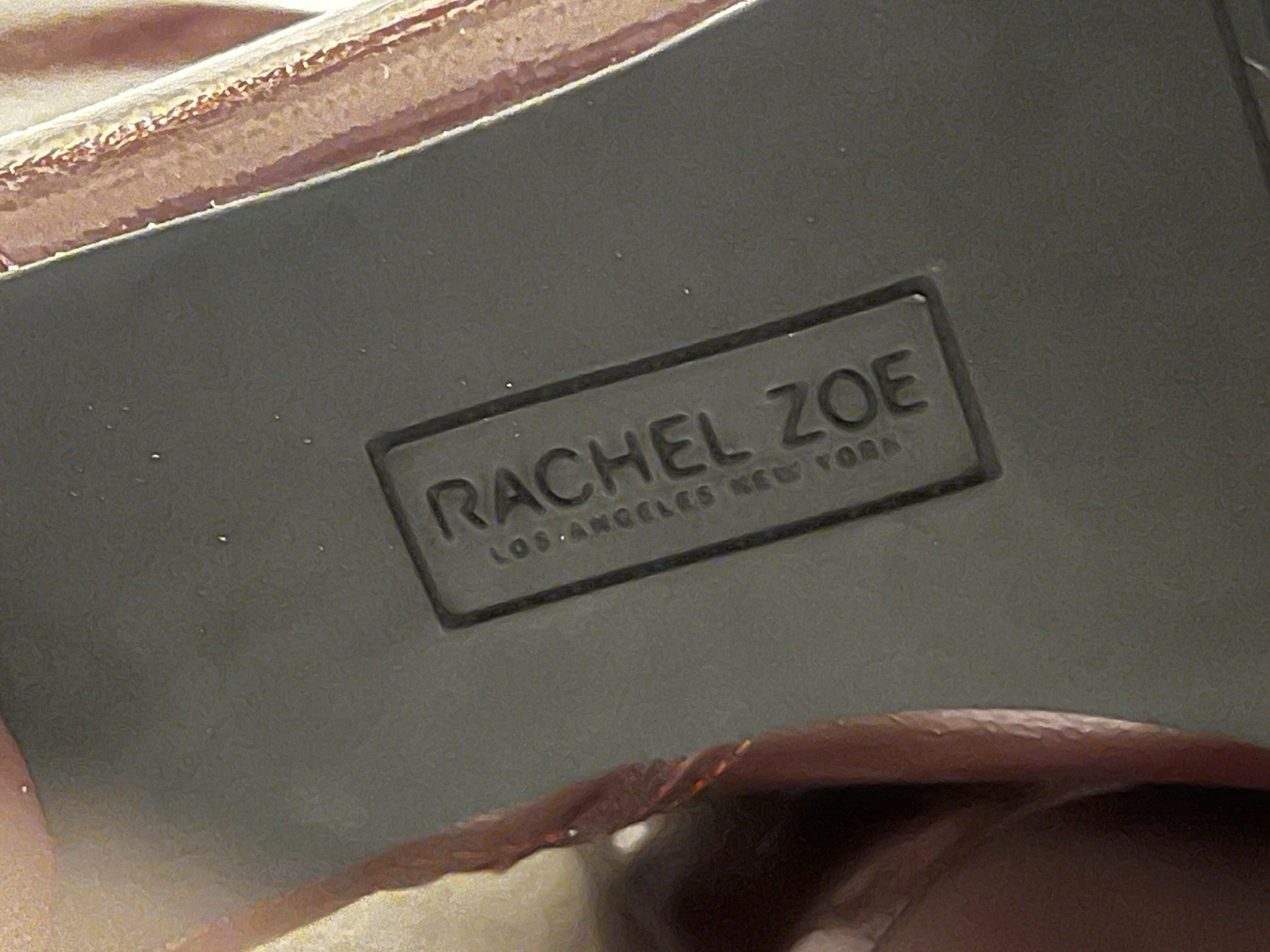 Rachel Zoe «Zoe» Cherry Patent Pointed-Toe Kitten Heel Ankle Boots Sz 8