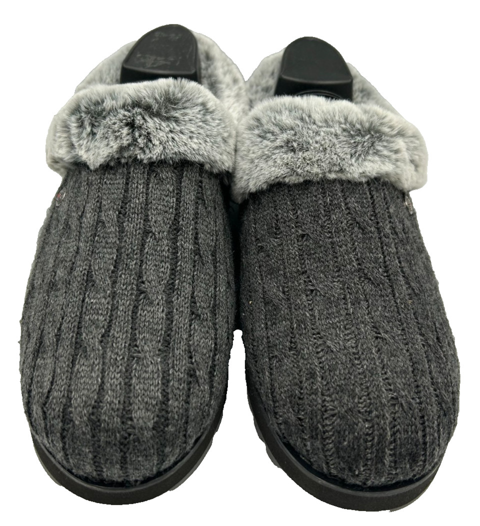Skechers Bobs Women’s Keepsakes Ice Angel Slip On Slippers Char Size:6 118AB