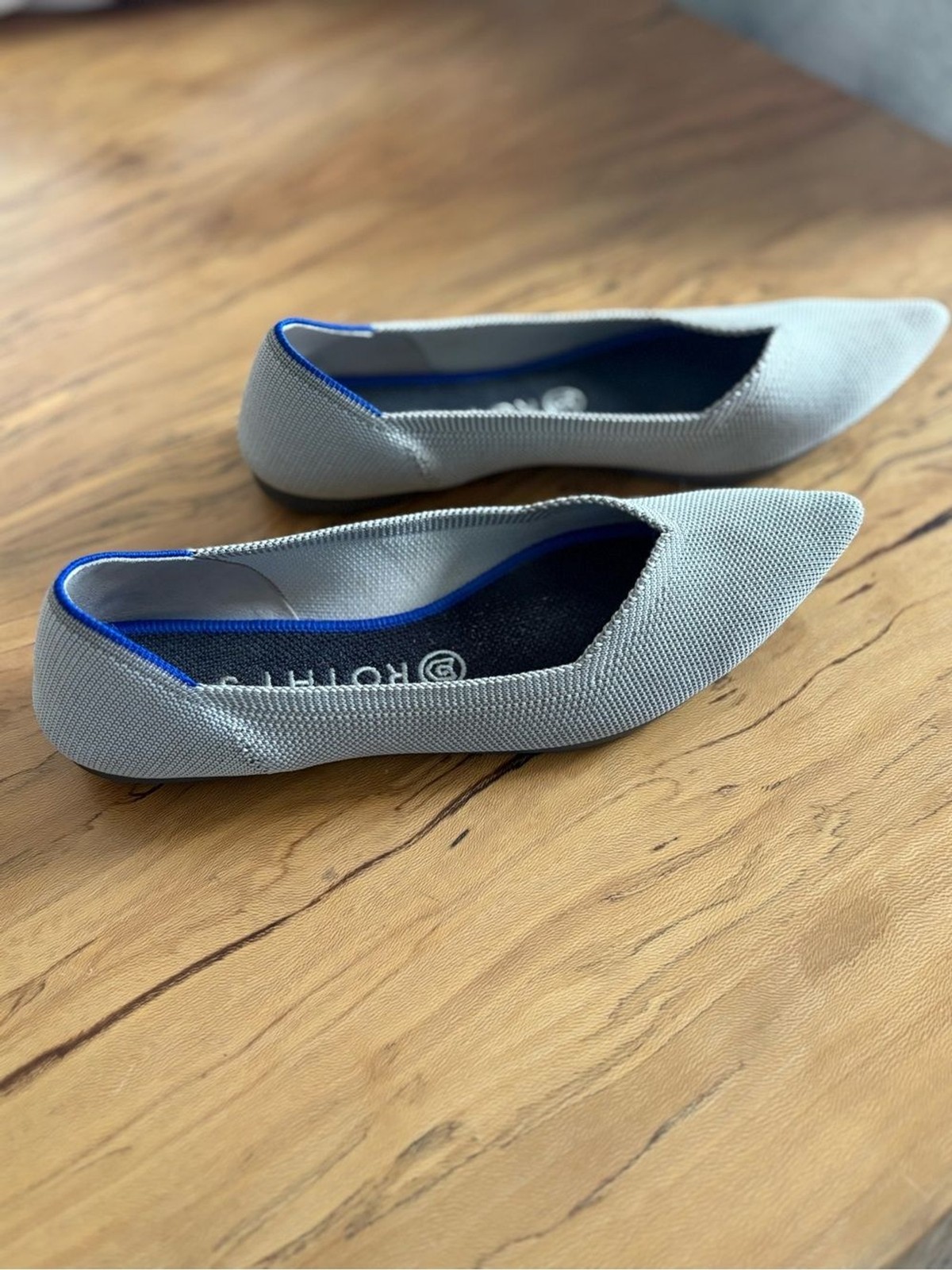 Rothy’s The Point II Diamond Twill Size 9 Washable Knit Flats