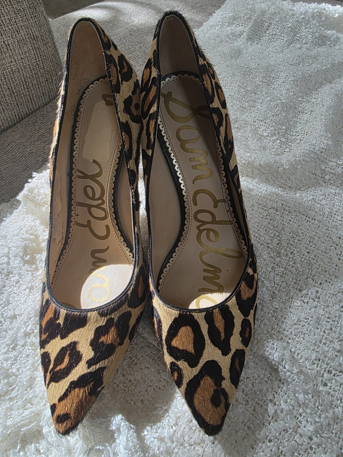 Sam Edelman leopard Print Size 9 Stilletto Heels See Photos And Description