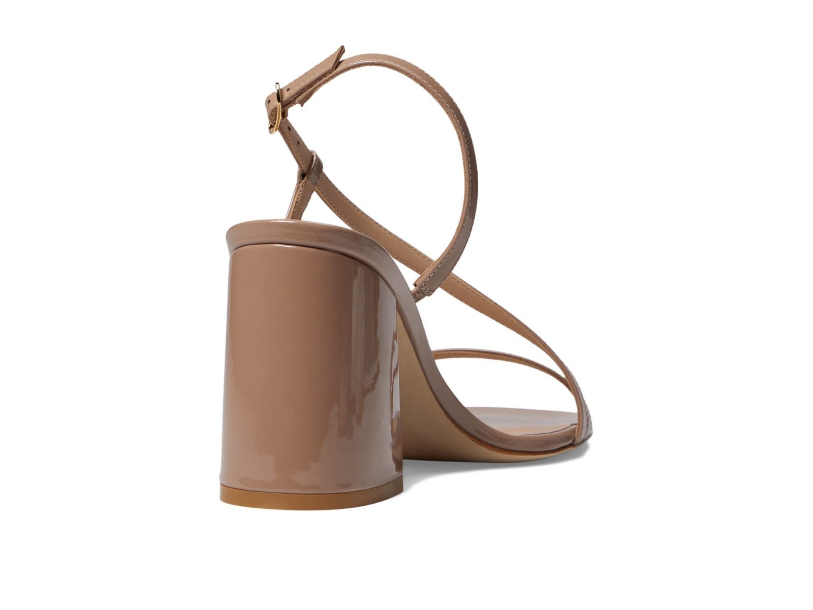 Stuart Weitzman Soiree 85 Block Sandal Fawn, US 8.5 B