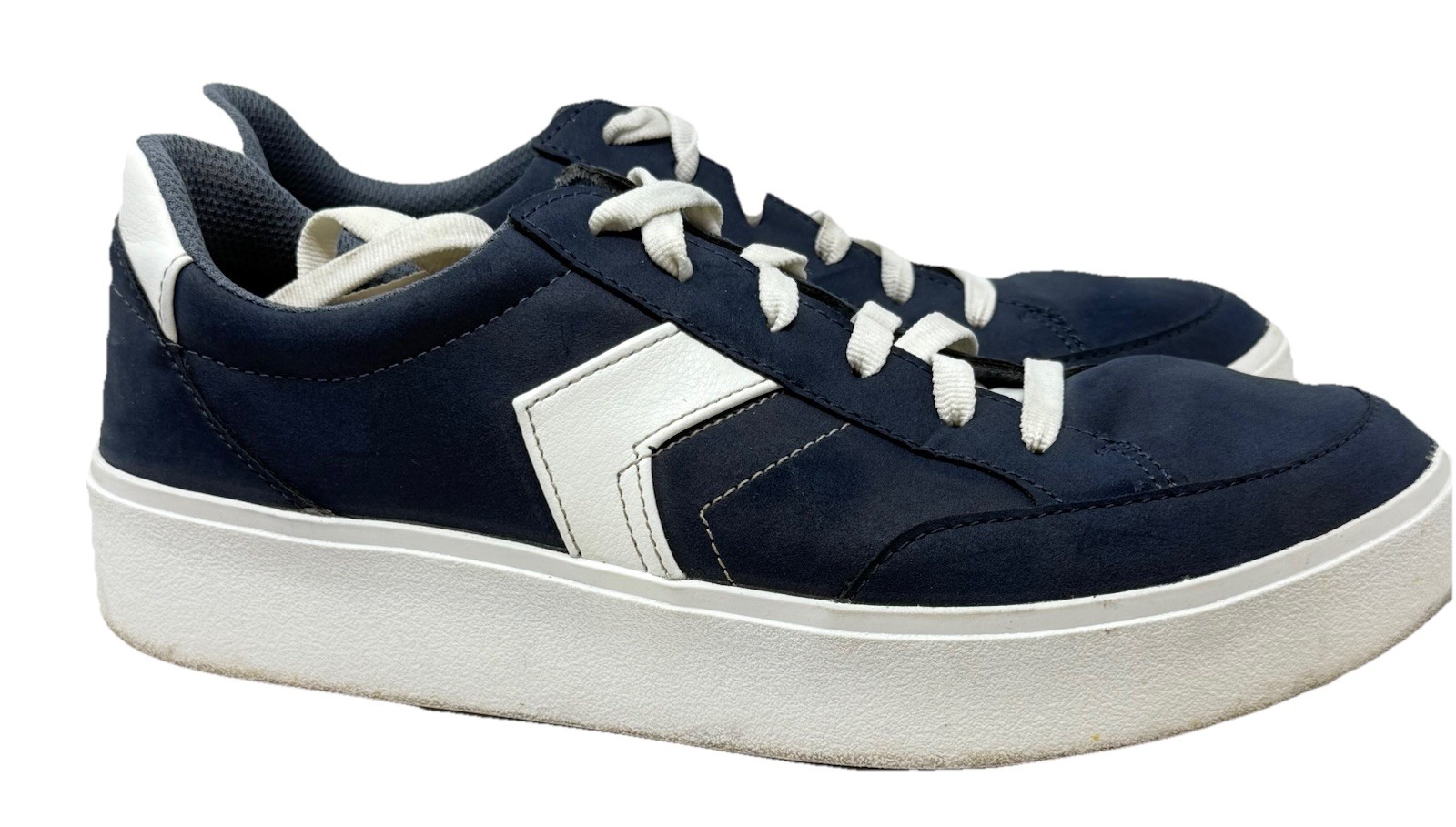 Dr. Scholls Shoes Womens Madison Lace Navy Sneakers Comfort Odor Anti microbial
