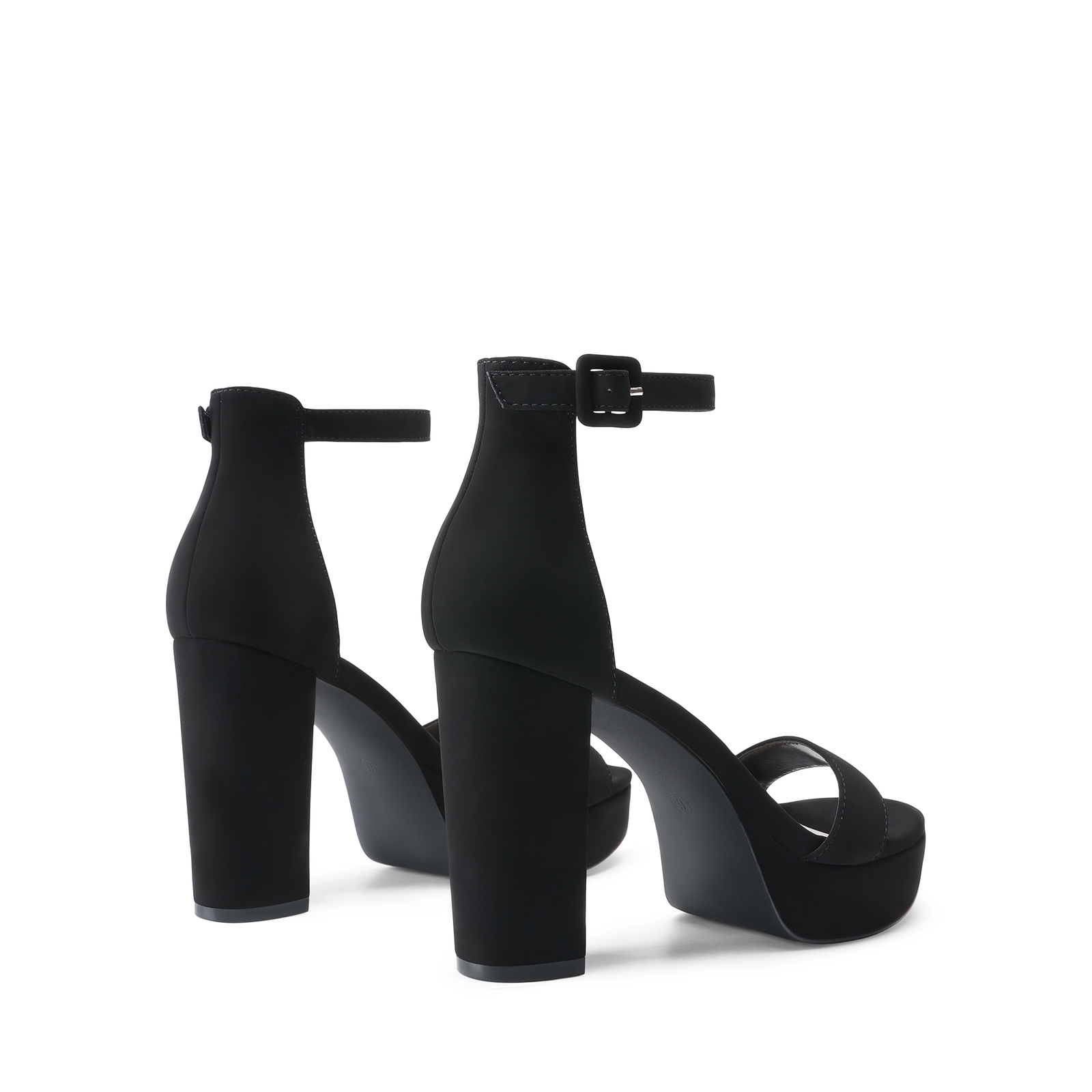 Women Heeled Sandals Platform Chunky Block Wedding Party Evening Dress Sandals~