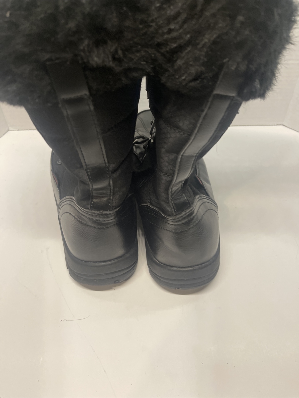 Nortiv 8 Women’s Faux Fur Waterproof Insulated Lace Up Warm Snow Boots Size 10