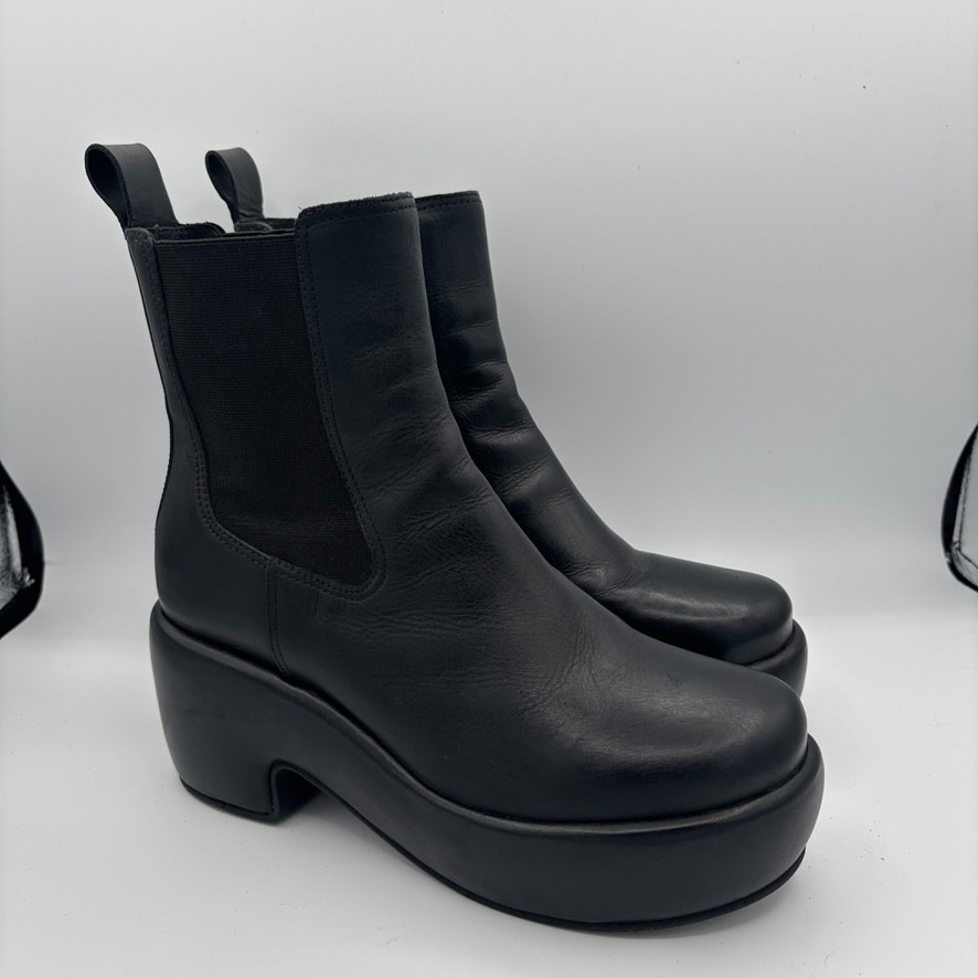 Everlane The Puffa Boot in Black Sz 9 Chelsea Ankle 3.25″ Chunky Platform