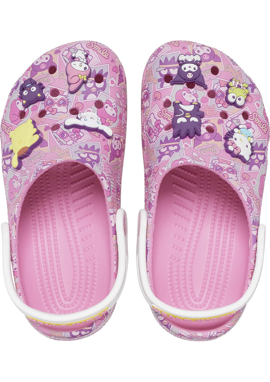 Crocs Unisex Adult Classic Hello Kitty Clog Pink Size: 10 Women/8 Men