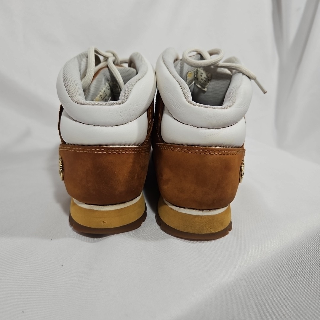 Timberland Euro Sprint Hiker Tan Hiking Boots Women 9 Gold Wheat logo 16642