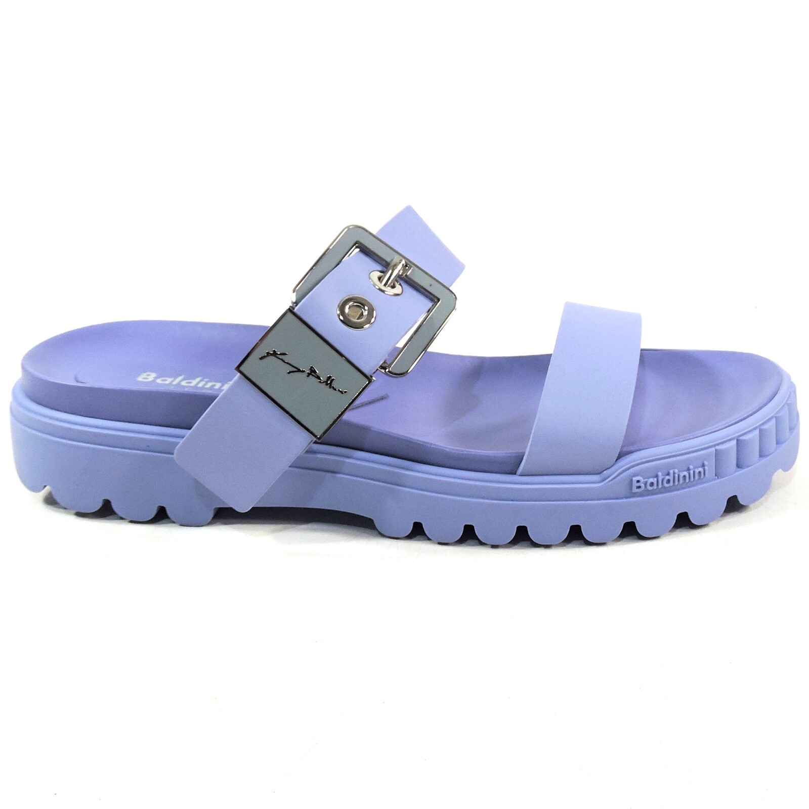 BALDININI 🇮🇹 WOMEN’S BLUE SOFT LEATHER COMFORT SUMMER MULES