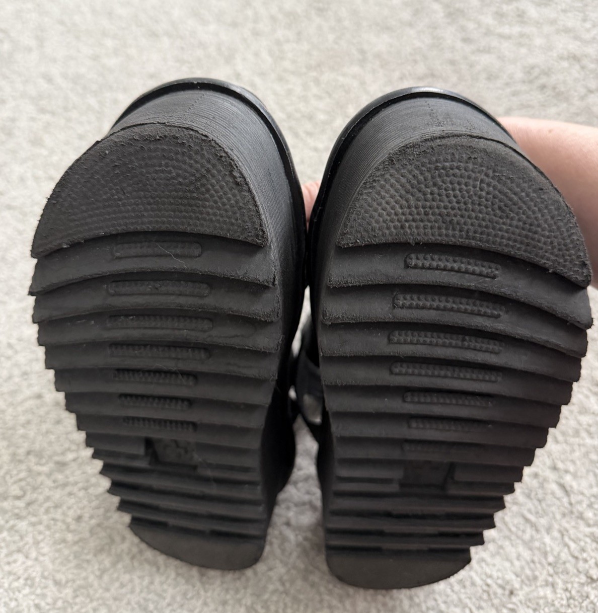Dr. Martens Blaire Quad Black Platform Strappy Sandals size 5