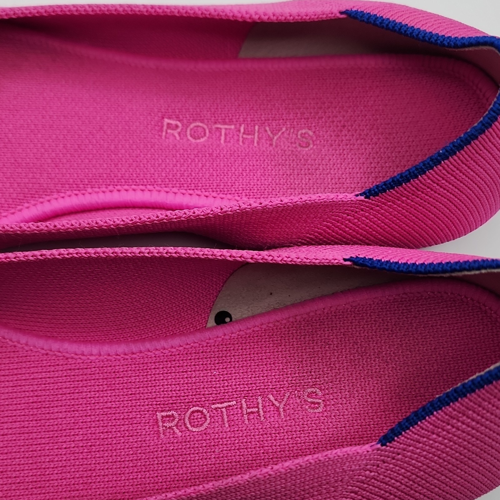 Rothy’s Pink Knit Slip-On Ballet Flat Round Toe Women’s US 10 EU 41