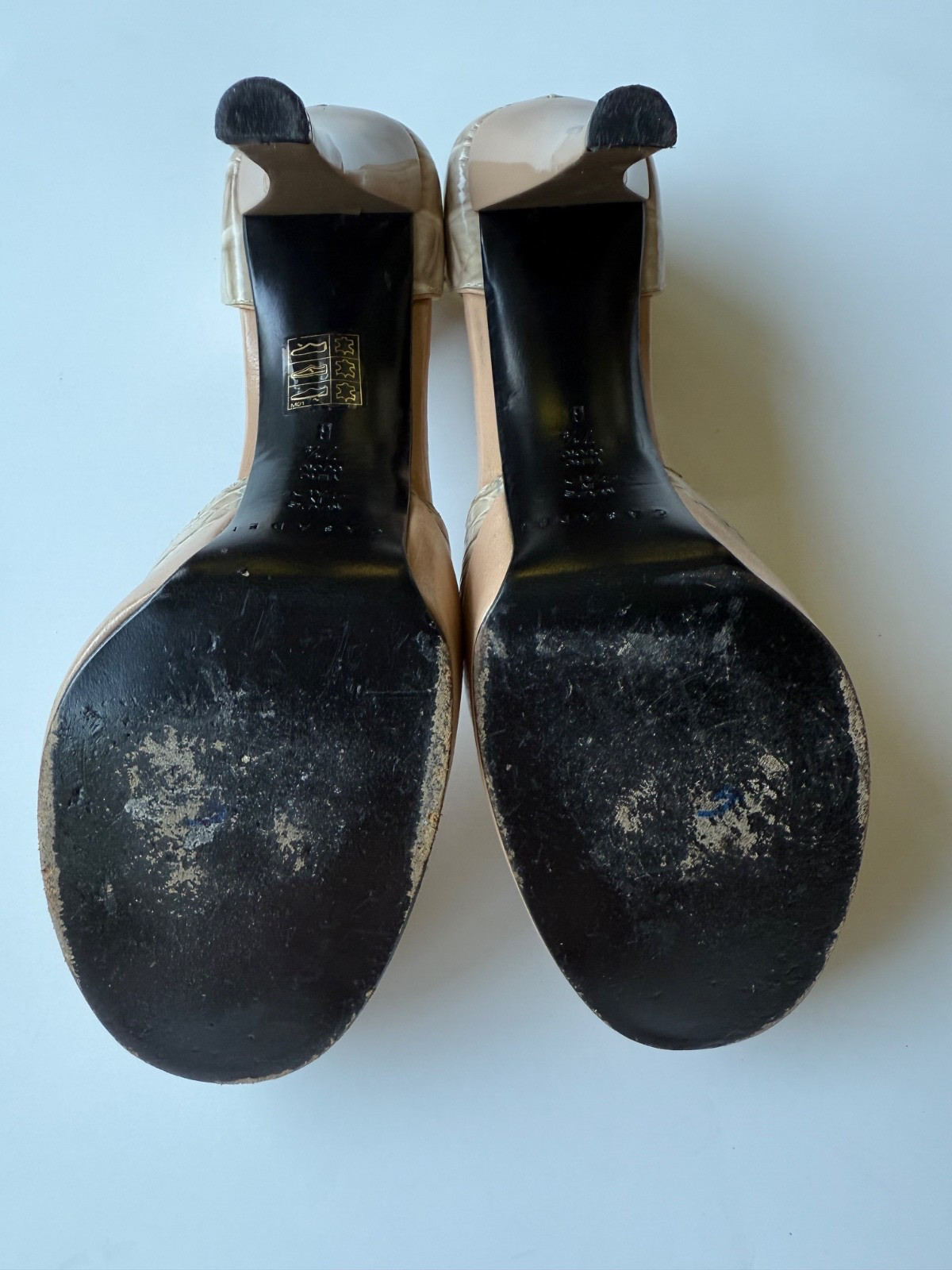 CASADEI Platform Ankle Strap High Heels Sz 7.5