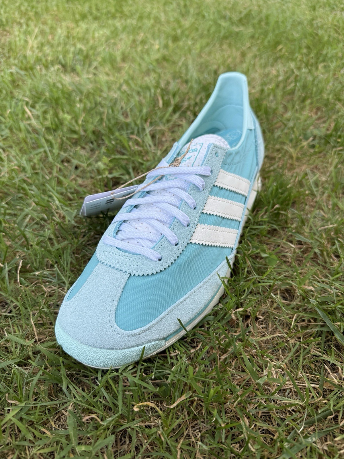 Adidas Originals Women’s Mint Aqua White SL 72 OG Shoes Sneakers JI0199