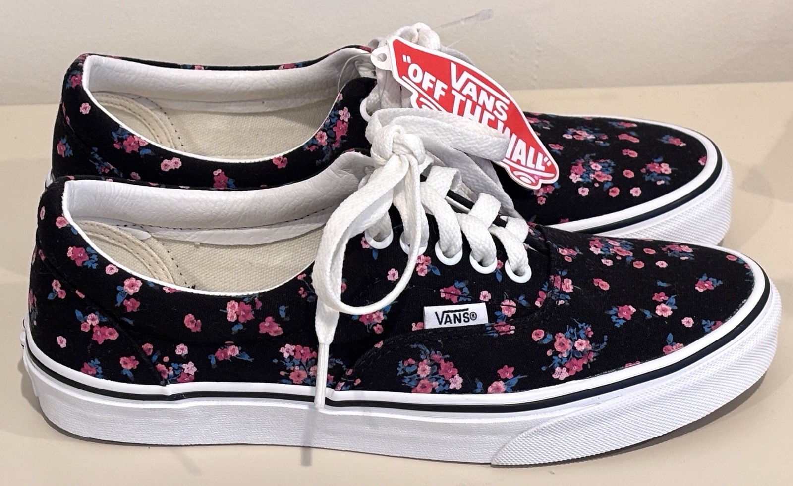 Vans Era Floral Covered Ditsy Canvas Sneakers Shoes Women’s 8 Skater Boho Flower