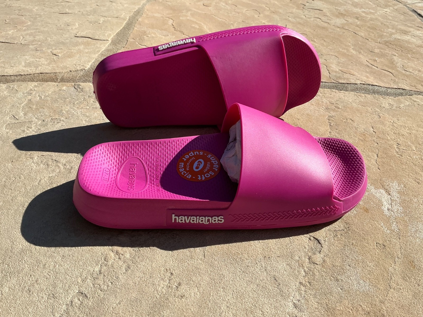 HAVAIANAS Classic Unisex Pink ,Green Yellow 7/8W 6/7 M
