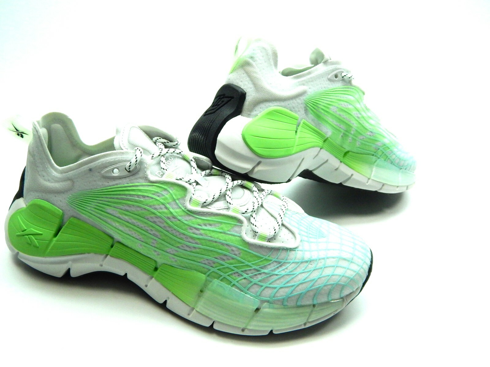 REEBOK ZIG KINETICA II FX9406 NEON MINT WOMEN SHOES SIZE 8.5 WITHOUT BOX