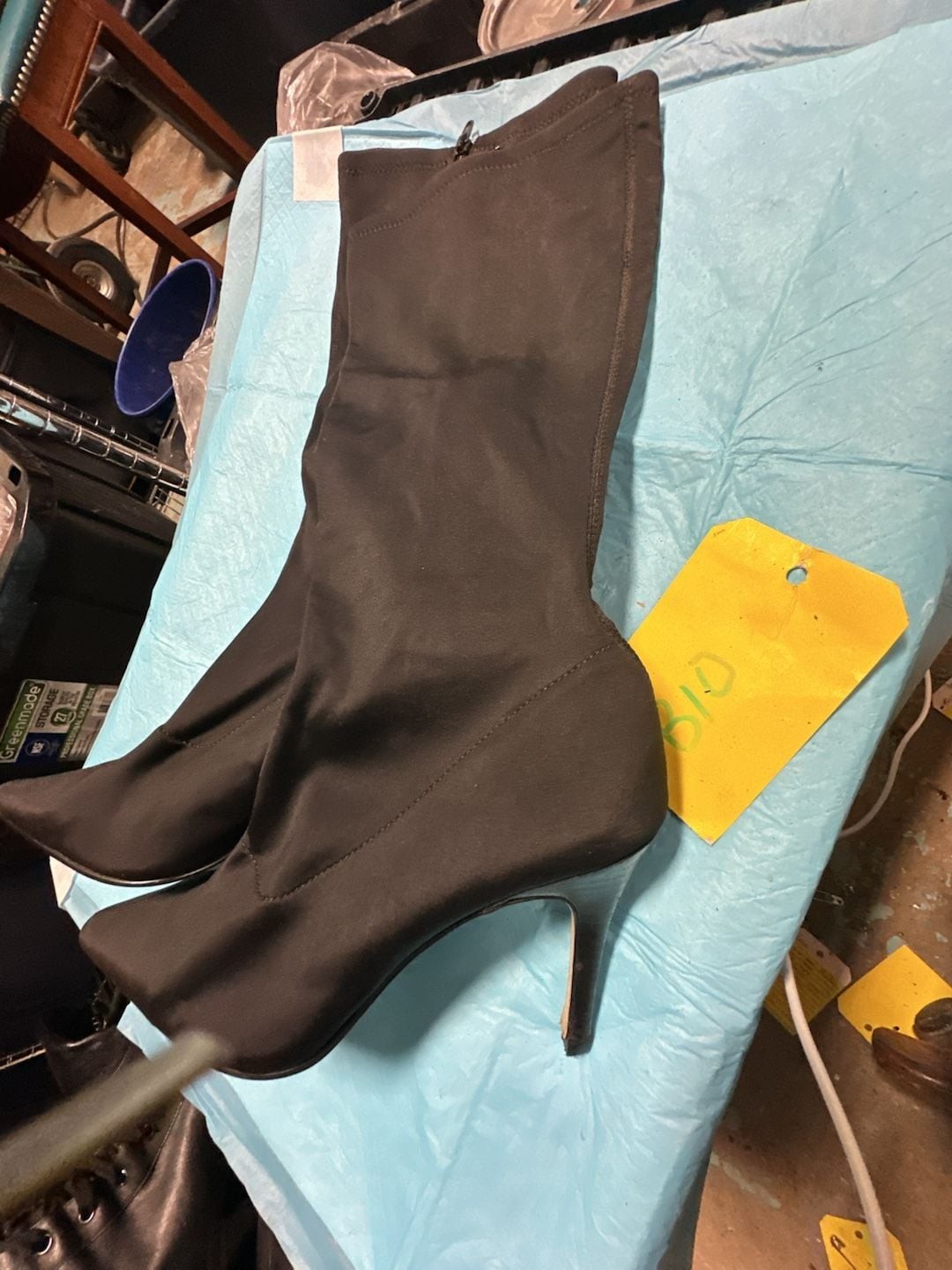 Isaac Mizrahi for Target Black Stiletto Pointed Toe Knee High Boots