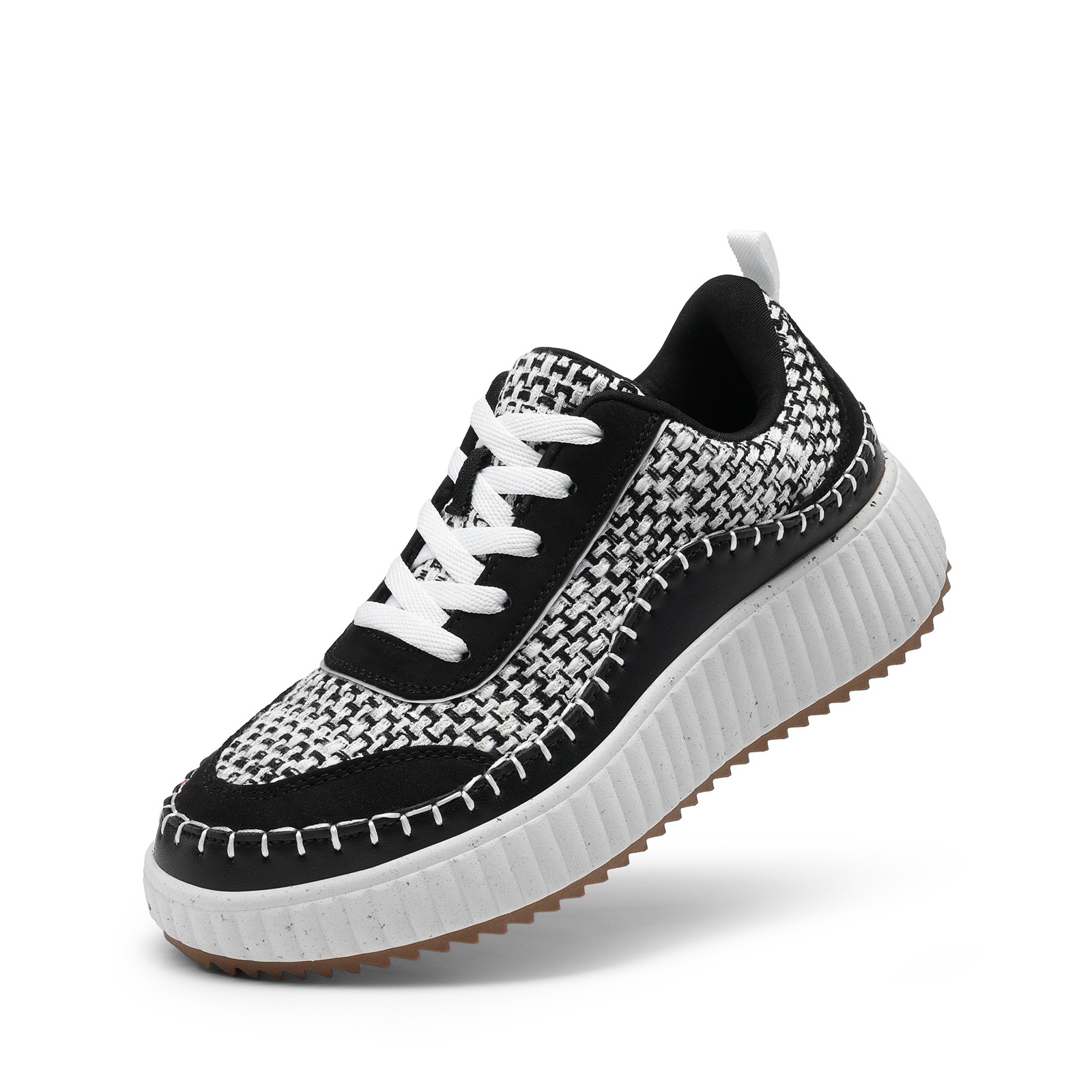 Women Chunky Fashion Sneakers Comfortable Casual Lace Up Platform Sneakers
