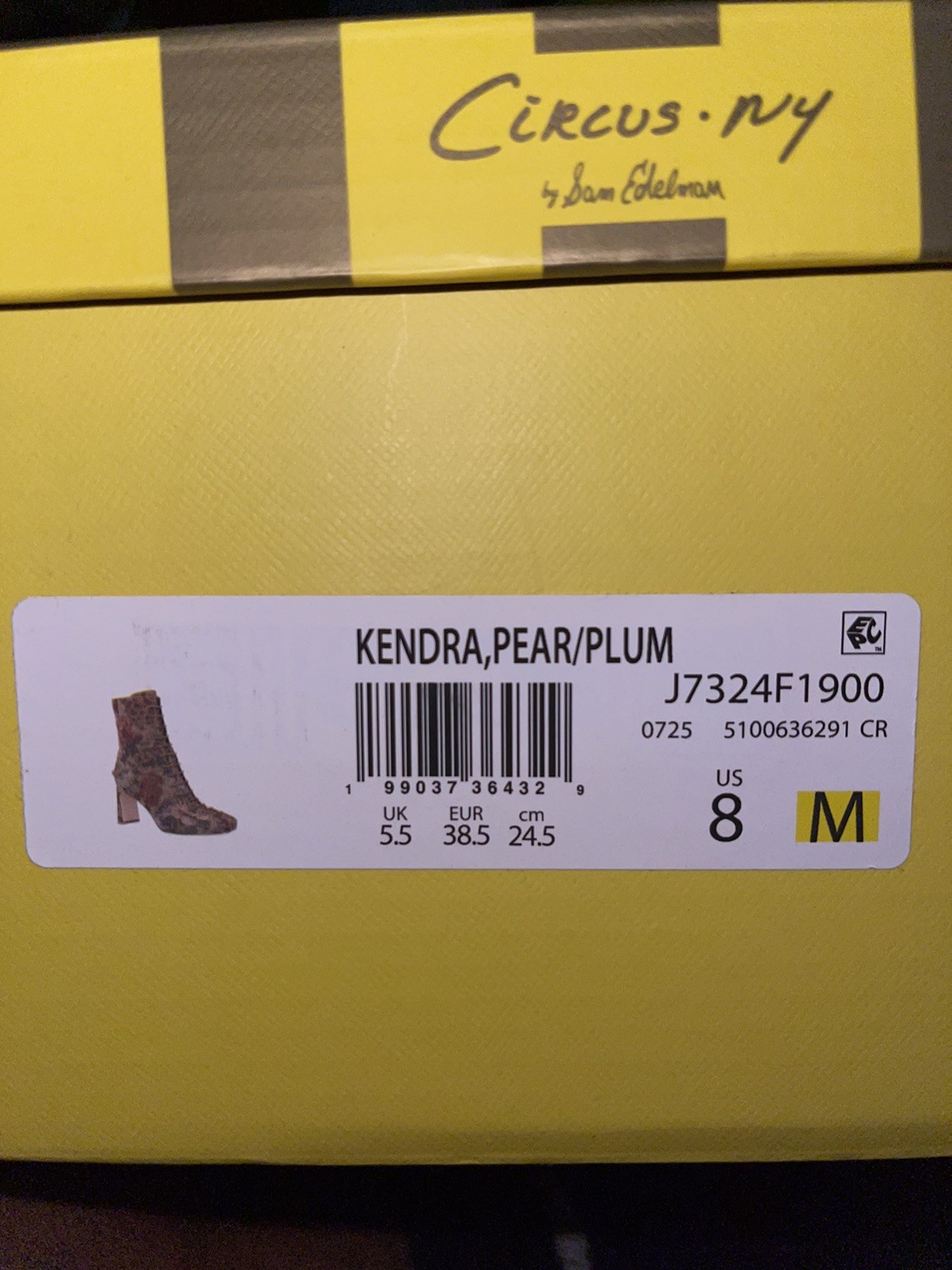 Circus NY by Sam Edelman— Kendra, Pear/ Plum J7324F1900