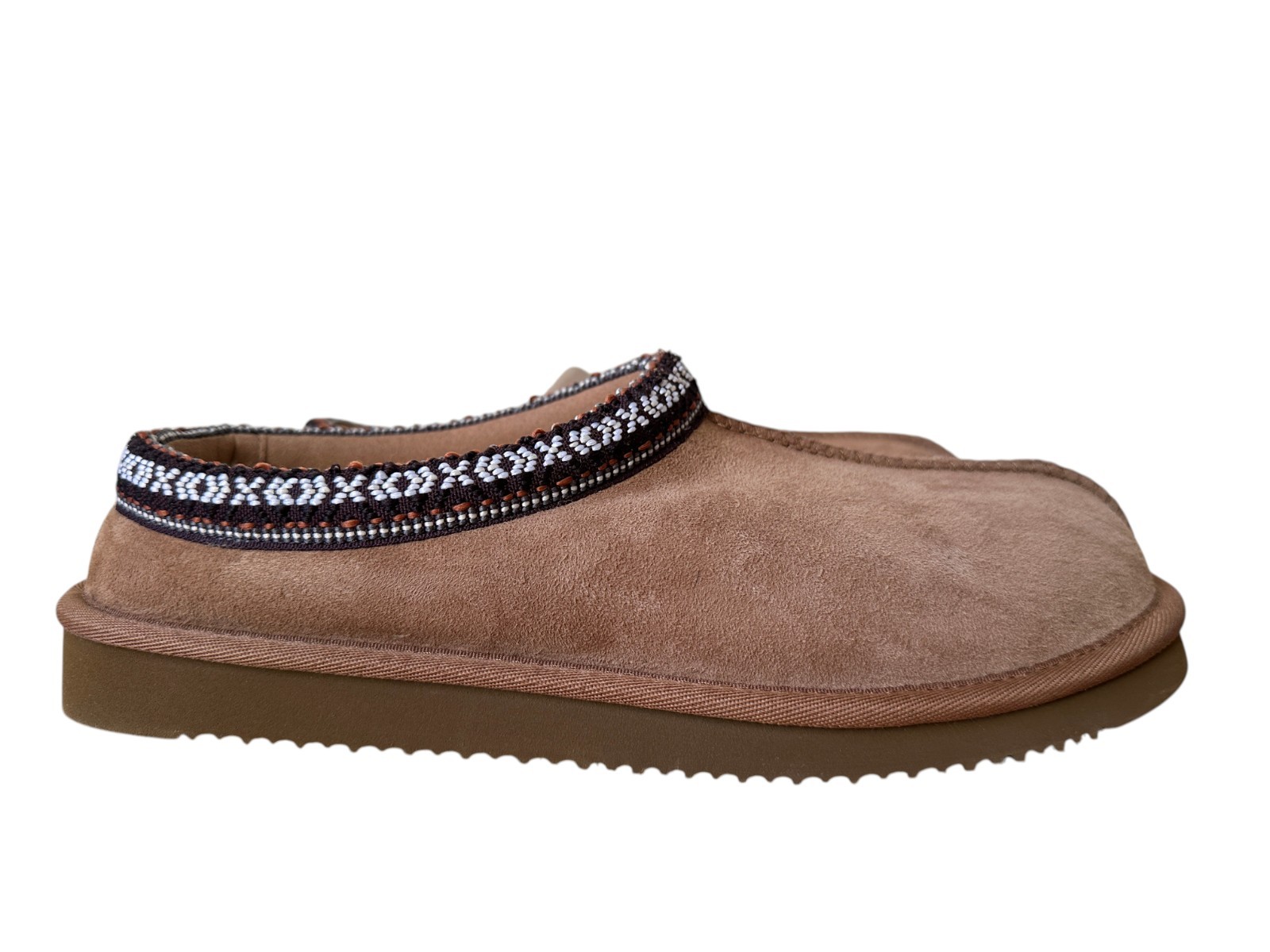 Kirkland Signature Shearling Slippers Tan Havane Men’s 7 / Women’s 8 NIB