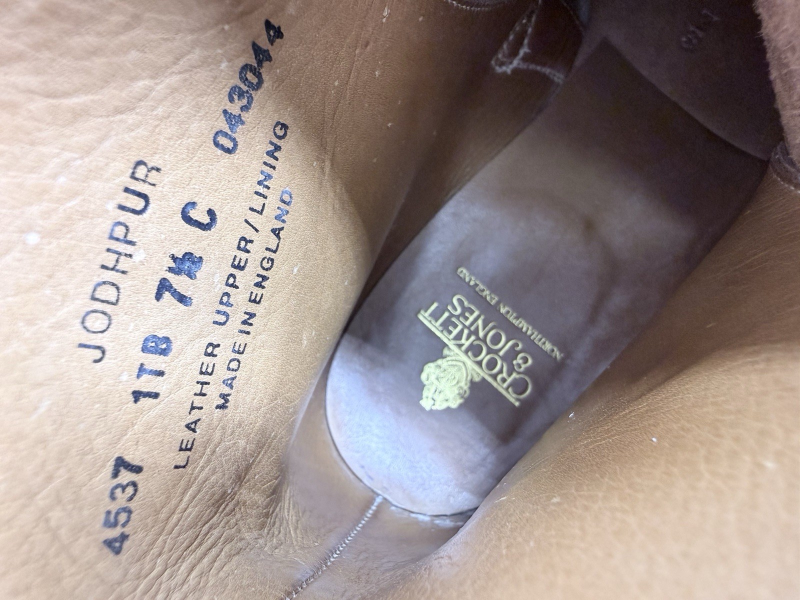 Women’s Crockett & Jones Jodhpur Northampton England Ankle Boots | Shoe Size 7.5