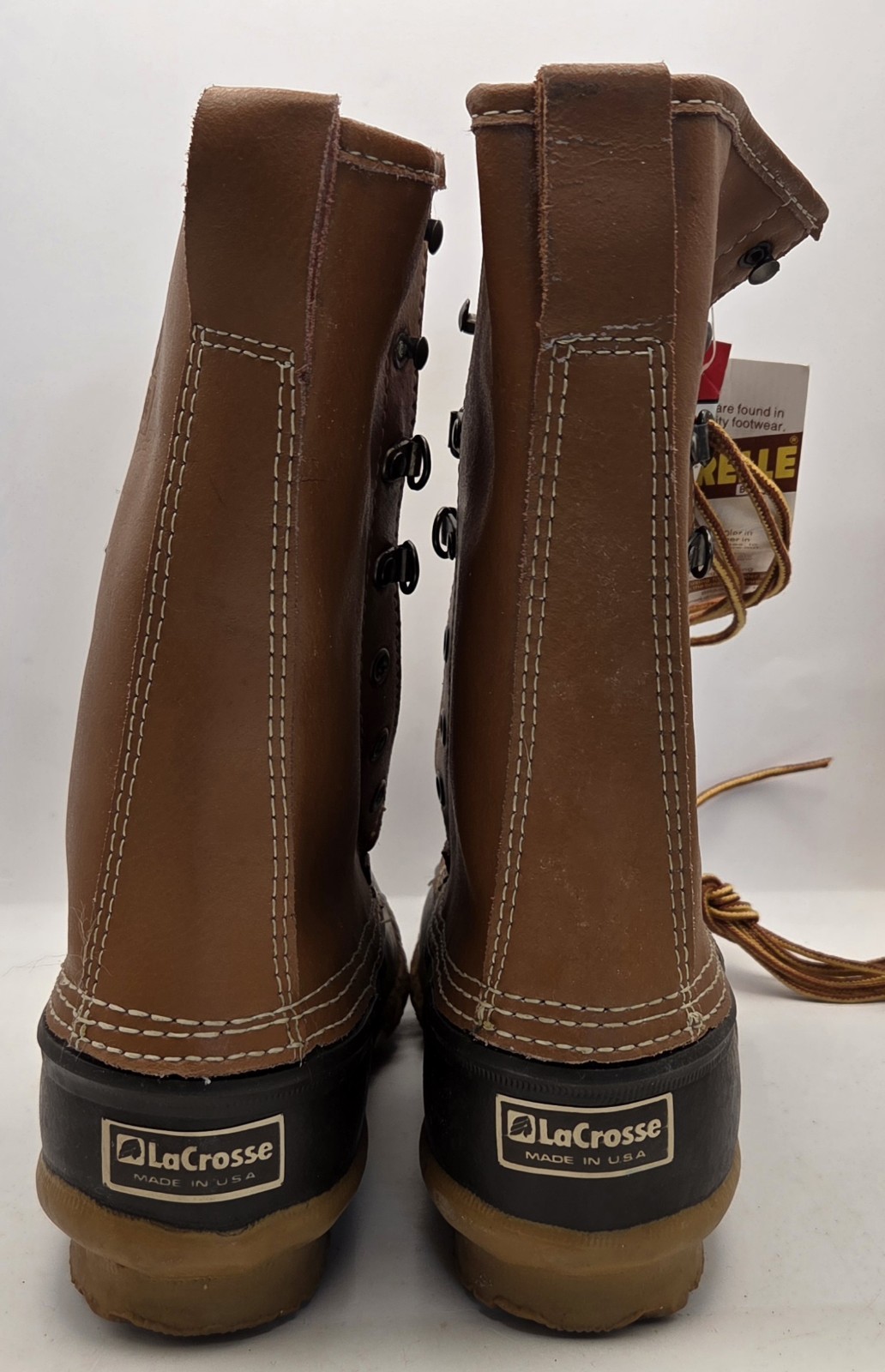 Lacrosse Brown Leather Thinsulate Liner Boots Womens Size 6 M USA With Tags