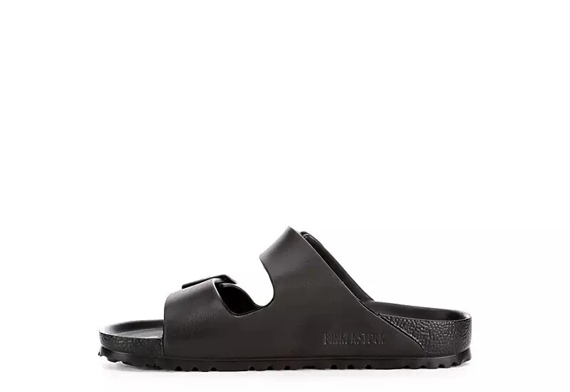 BIRKENSTOCK WOMENS ARIZONA EVA FOAM BUCKLE SLIDE SANDAL Black~ Size 7~Euro 38